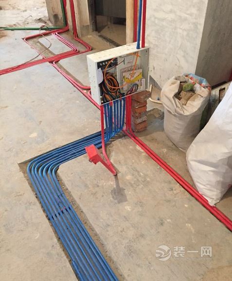 148平米四室一厅装修工地-水电验收 
