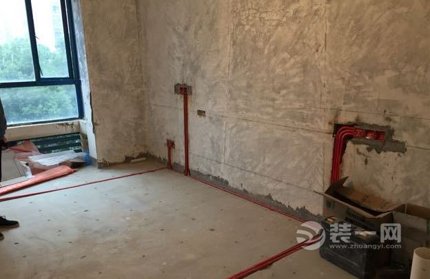 148平米四室一厅装修工地-水电验收 